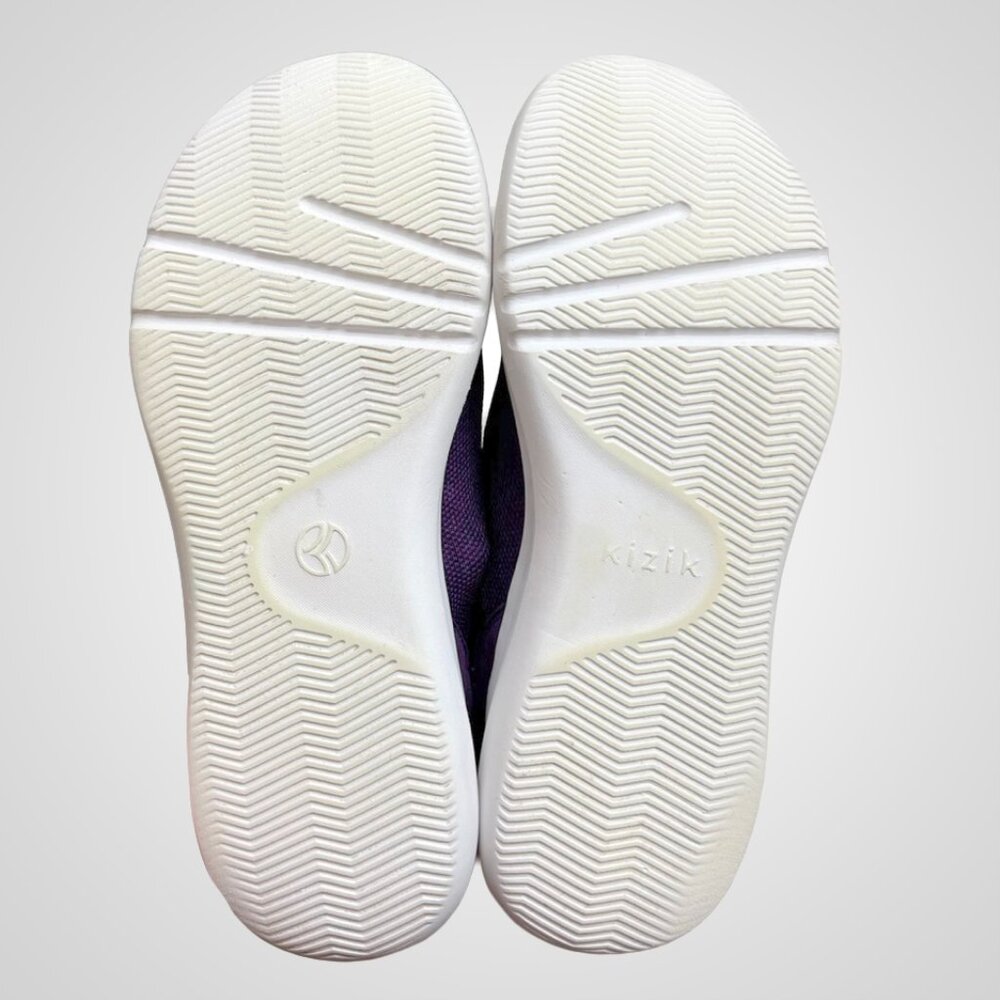 Kizik Madrid Eco Knit Purple Sneakers w/Pink Laces size 10 Women / 8.5 Men RARE - Picture 4 of 9